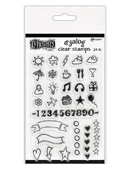 Dylusions Dyalog Clear Stamps - The Full Package