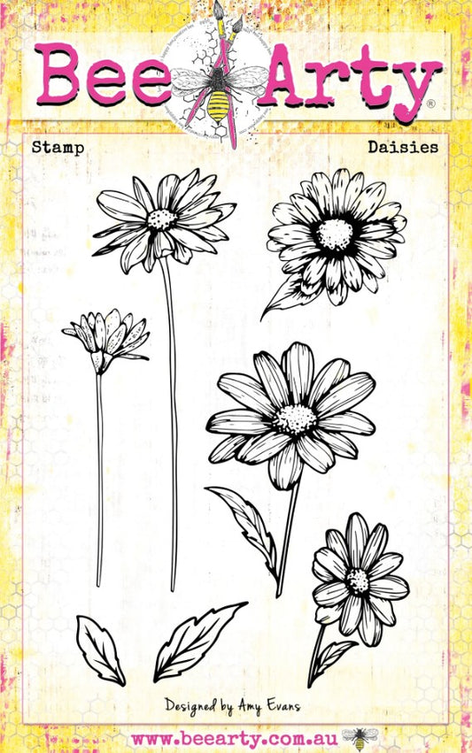 Bee Arty - Daisy Daze - Daisies - Clear Stamp Set