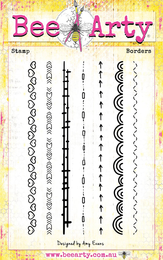 Bee Arty - Borders - Clear Stamp Set