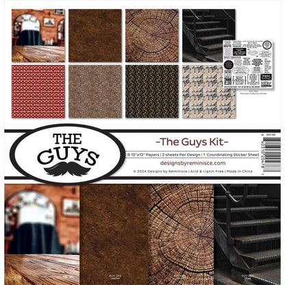 Designs by Reminisce The Guys Collection Kit 12"X12"