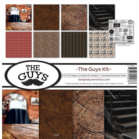Designs by Reminisce The Guys Collection Kit 12"X12"