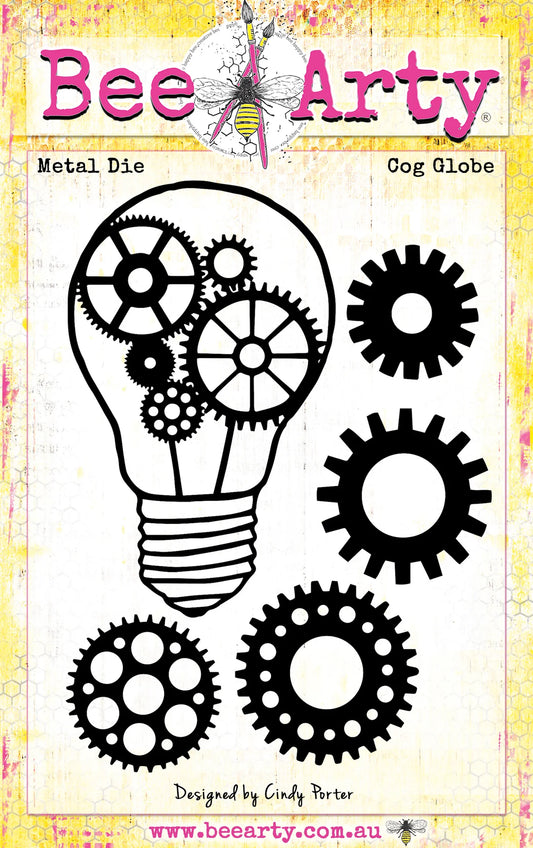 Bee Arty - Cog Globe - Metal Die