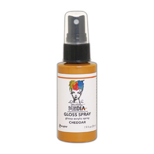 Dina Wakley MEdia - Cheddar Gloss Spray