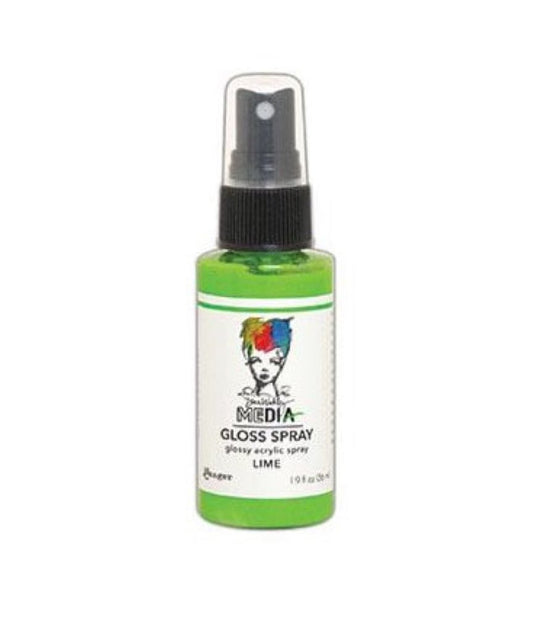 Dina Wakley MEdia - Lime Gloss Spray