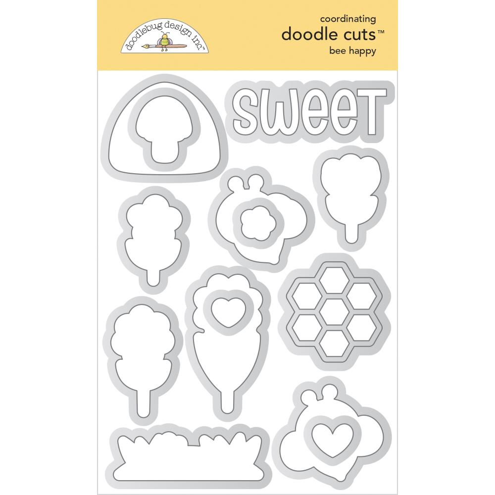 Doodlebug Doodle Cuts Dies - Bee Happy