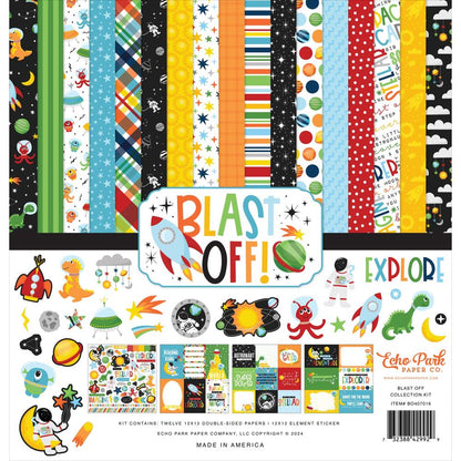 Echo Park Blast Off Collection Kit 12"X12"