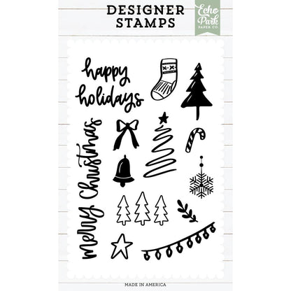 Echo Park Designer Stamp Sets - Christmas Icons Marker