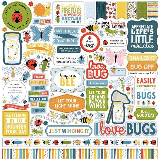 Echo Park Little Things Mean A Lot Cardstock Stickers 12"X12"