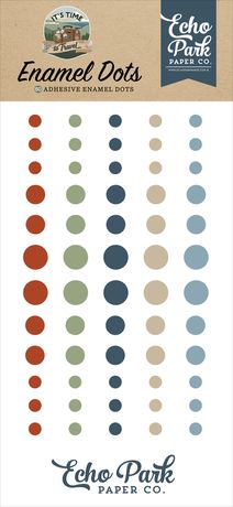 Echo Park Paper - It's Time To Travel Adhesive Enamel Dots