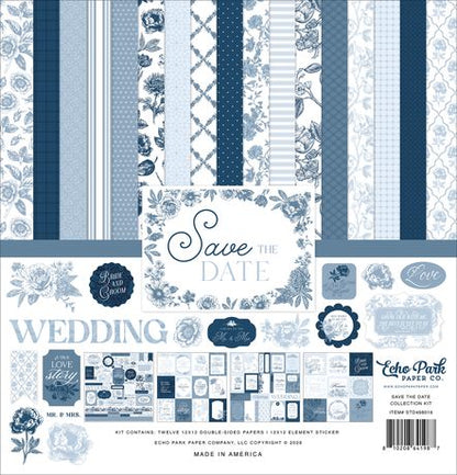 Echo Park Paper - Save The Date Collection Paper Pack 12 x 12"