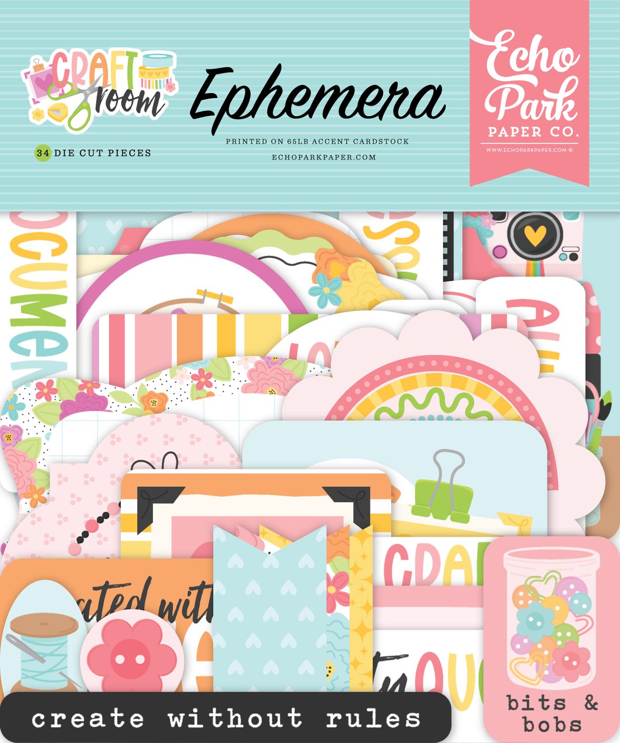 Echo Park Paper Co - Craft Room Ephemera