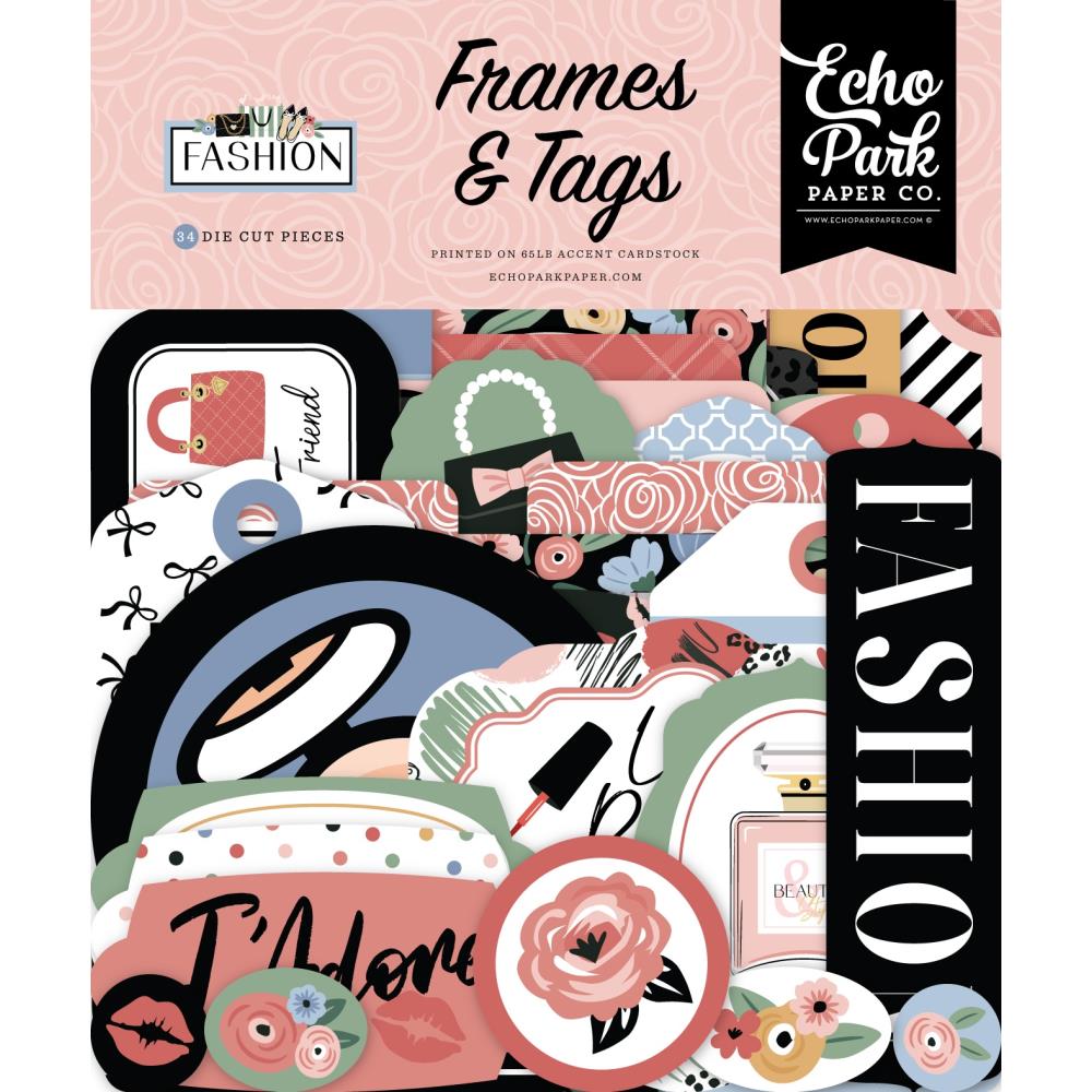 Echo Park Paper Fashion Ephemera - Frames & Tags