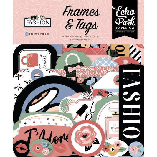 Echo Park Paper Fashion Ephemera - Frames & Tags