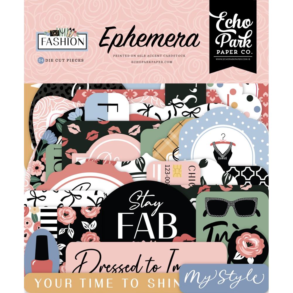 Echo Park Paper Fashion Ephemera - Icons