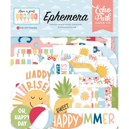 Echo Park Paper Have A Great Summer Ephemera