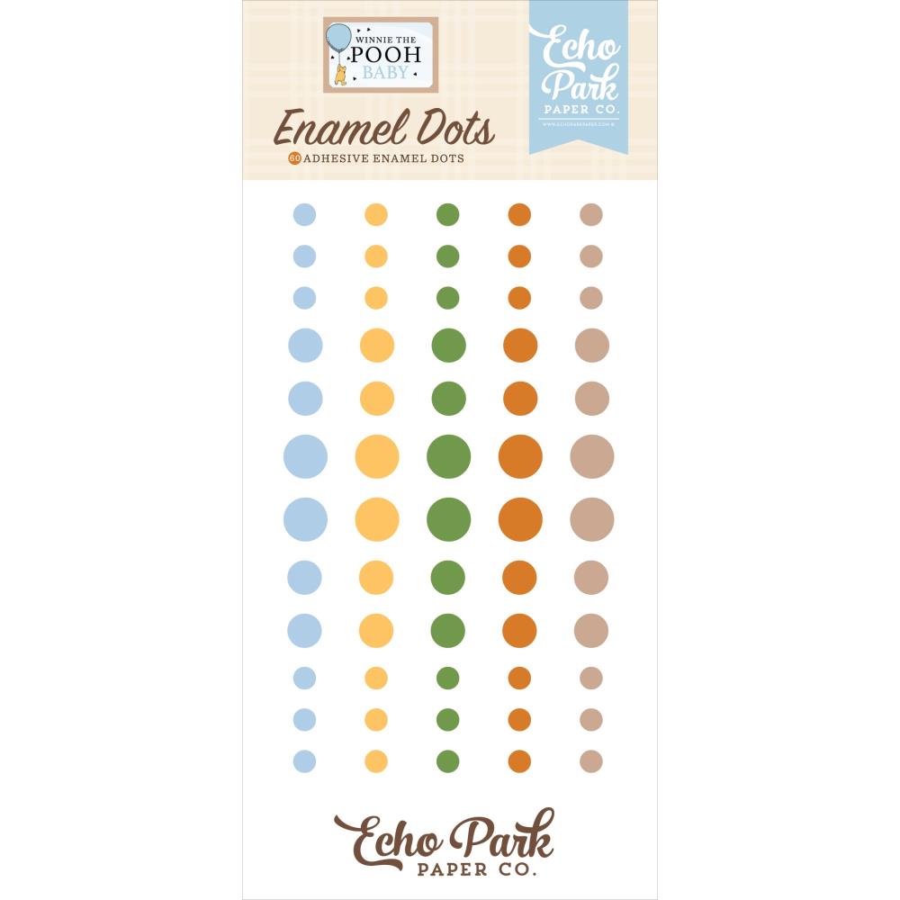 Echo Park Paper Winnie The Pooh Baby Enamel Dots