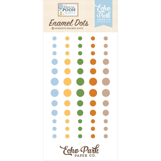 Echo Park Paper Winnie The Pooh Baby Enamel Dots