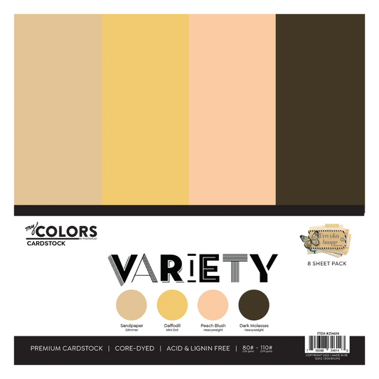 Everyday Junque - Cardstock Variety Pack - 8 sheets