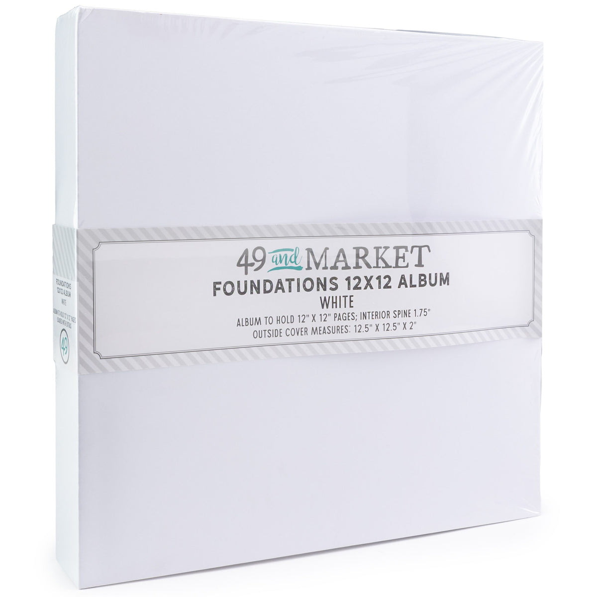49 and Market – Foundations 12×12 Album – White