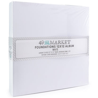 49 and Market – Foundations 12×12 Album – White