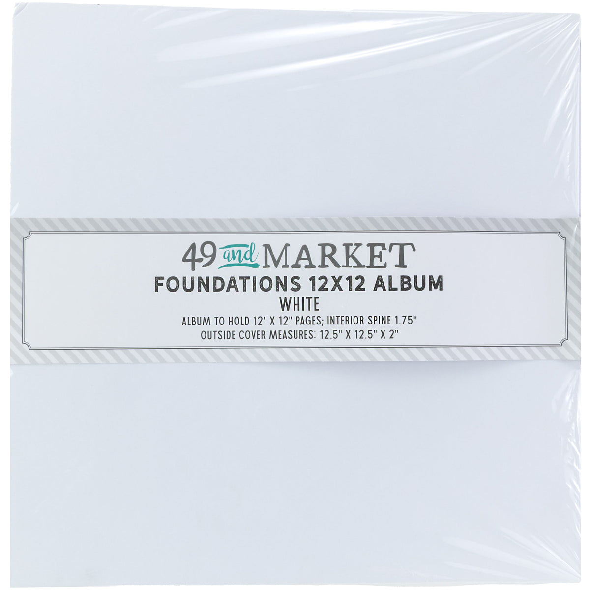 49 and Market – Foundations 12×12 Album – White