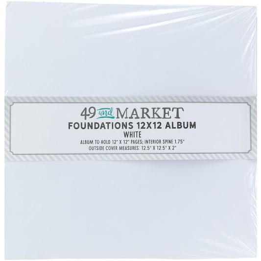 49 and Market – Foundations 12×12 Album – White