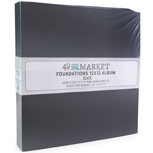 49 and Market – Foundations 12×12 Album – Black