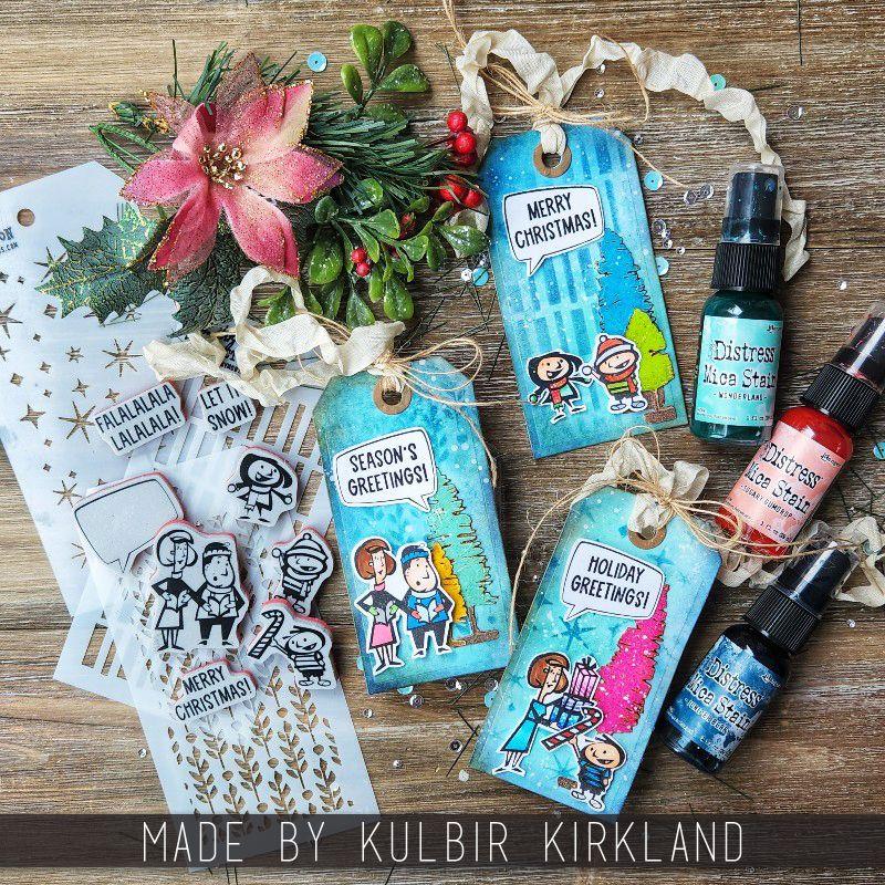 Tim Holtz MINI STENCIL SET #57