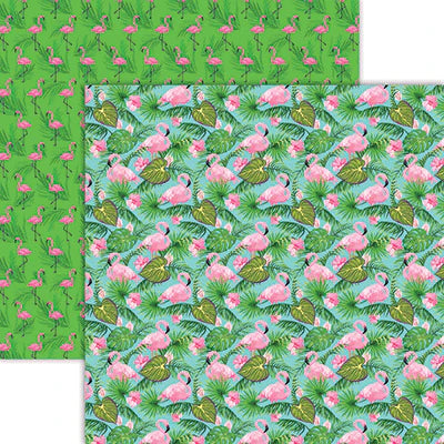 Flamingo Beach Collection 12"X12"