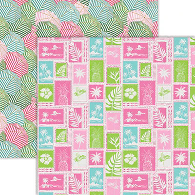 Flamingo Beach Collection 12"X12"