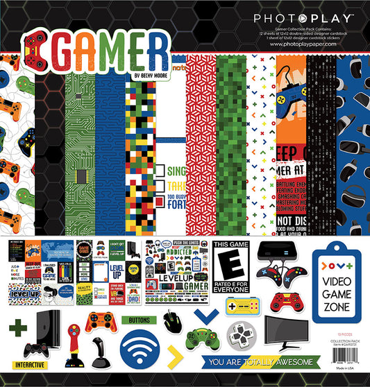 Photo Play Gamer - Modified Bundle Paper Pack