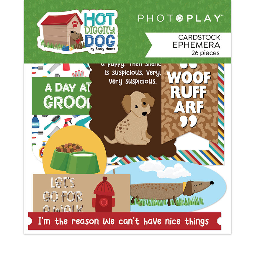 Photo Play Hot Diggity Dog - Ephemera