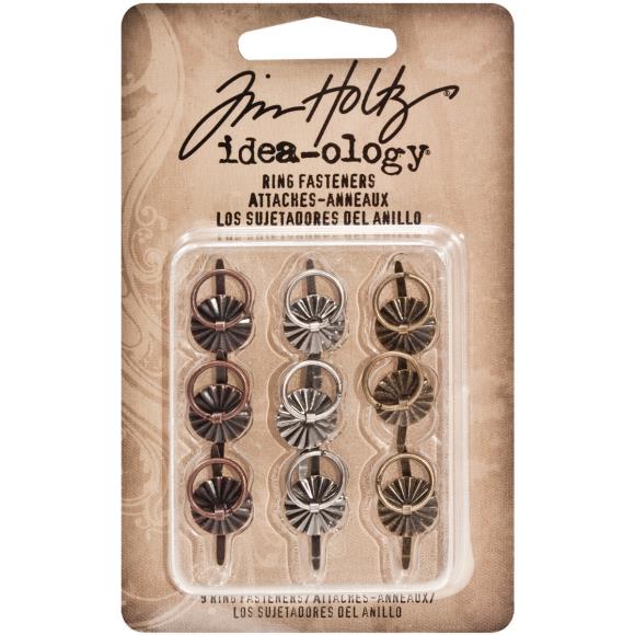 Idea-Ology Metal Ring with Brad Fastener set