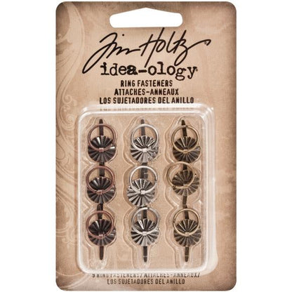 Idea-Ology Metal Ring with Brad Fastener set