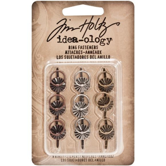 Idea-Ology Metal Ring with Brad Fastener set