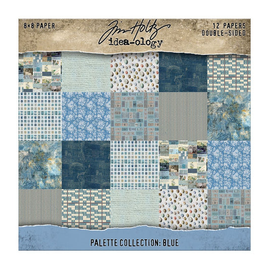 Idea-ology Double- Sided Cardstock 8"x8" - Palette Collection: Blue