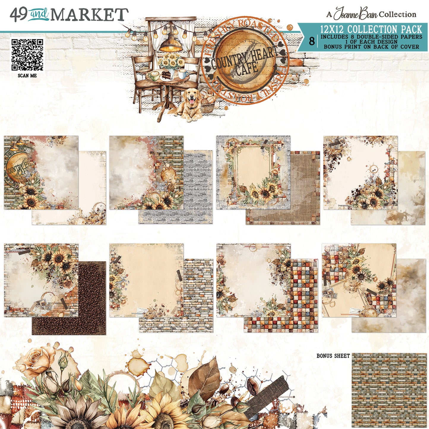 Country Heart Cafe 12x12 Collection Pack by Joanne Bain