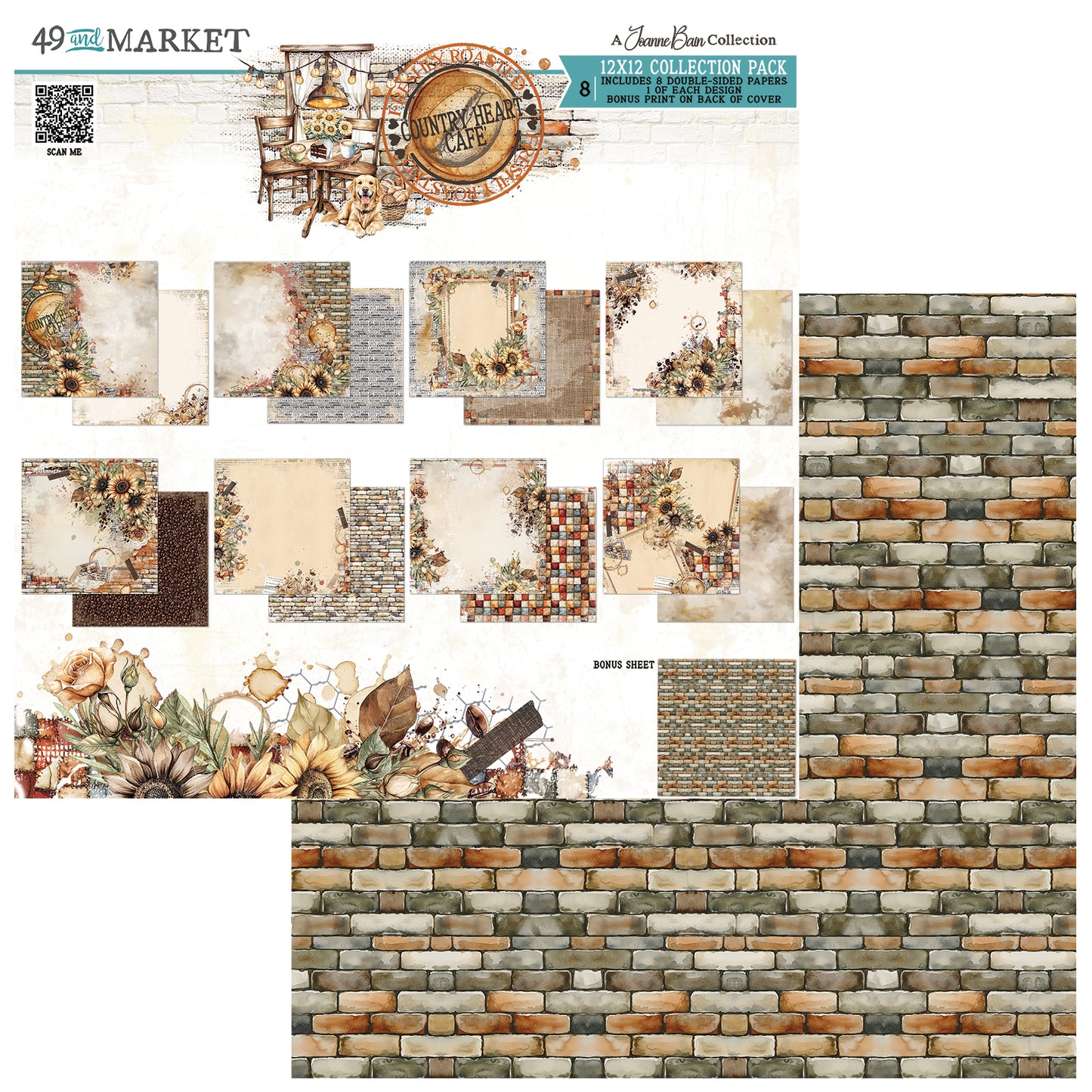 Country Heart Cafe 12x12 Collection Pack by Joanne Bain