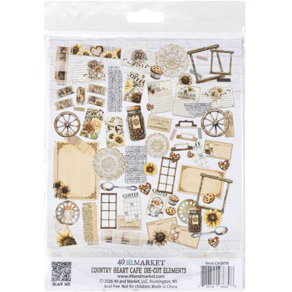 Country Heart Cafe Die-Cut Elements by Joanne Bain