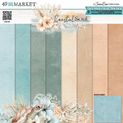 Coastal Soul 12x12 Solids Collection Pack by Joanne Bain