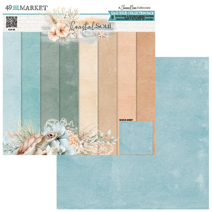 Coastal Soul 12x12 Solids Collection Pack by Joanne Bain