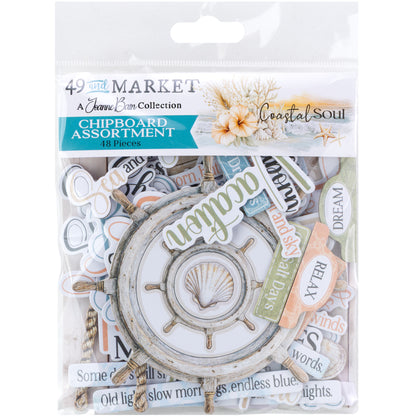 Coastal Soul Chipboard Set by Joanne Bain