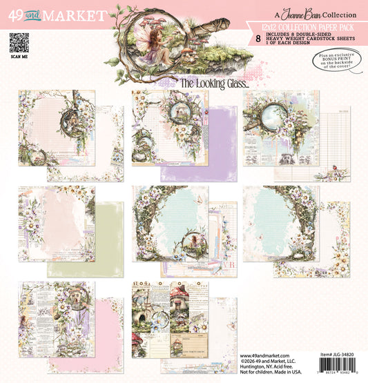 49 and Market - The Looking Glass 12x12 Collection Pack by Joanne Bain