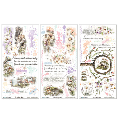 The Looking Glass Blendable Rub-On Transfer Set by Joanne Bain
