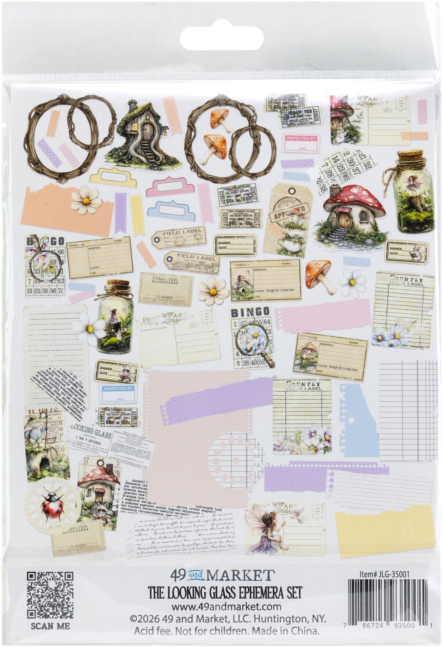 The Looking Glass Ephemera Set by Joanne Bain