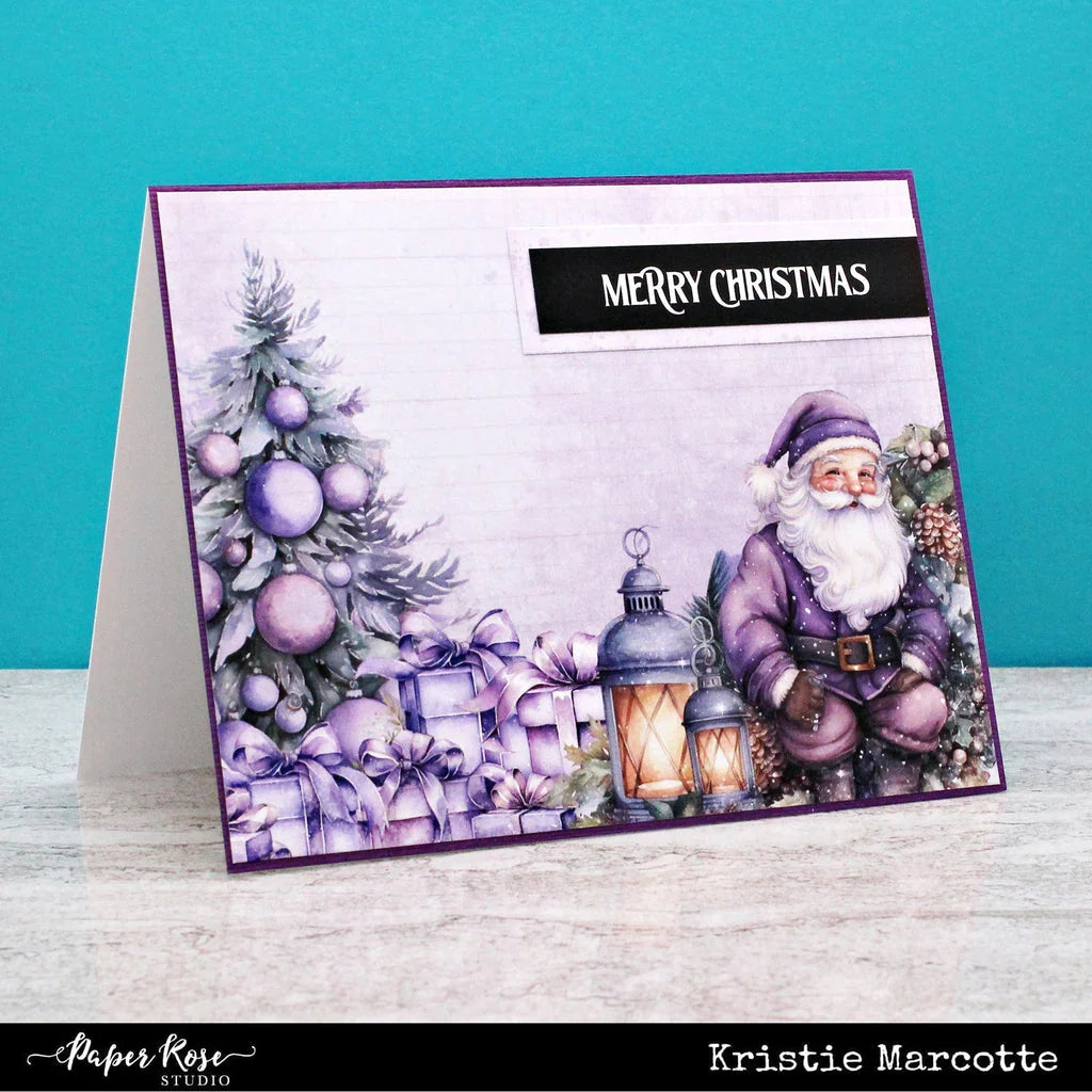 Merry Christmas A5 10pc Sentiment Sheets - Foil