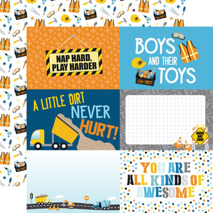 Little Builder Collection Paper Pack 12"X12"