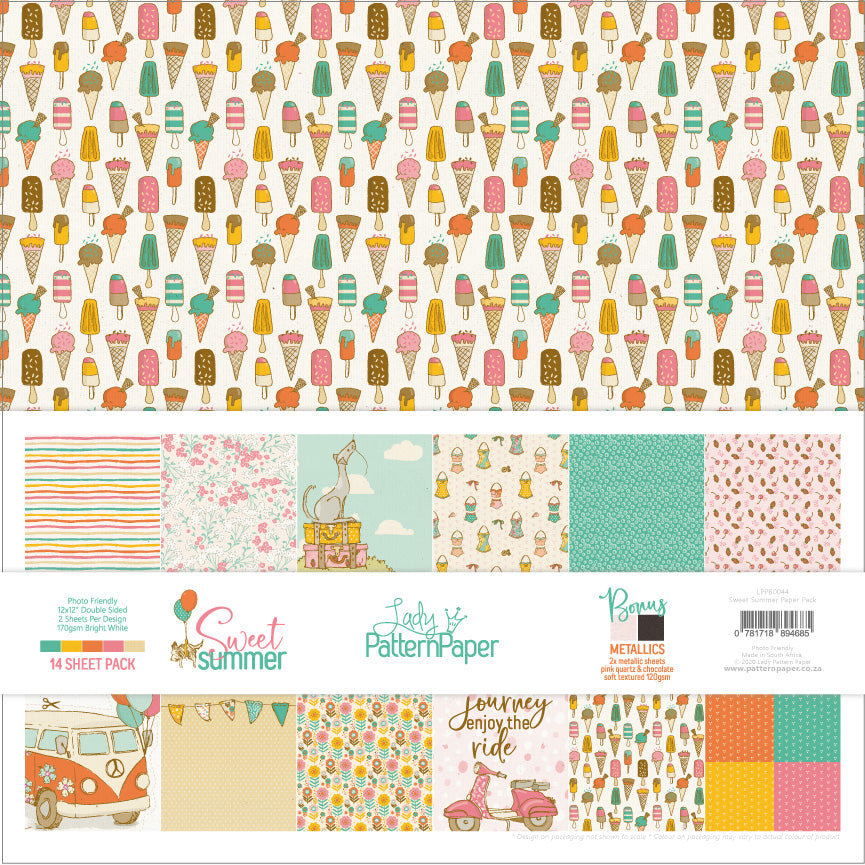 Lady Pattern Paper - Sweet Summer - Paper Pack