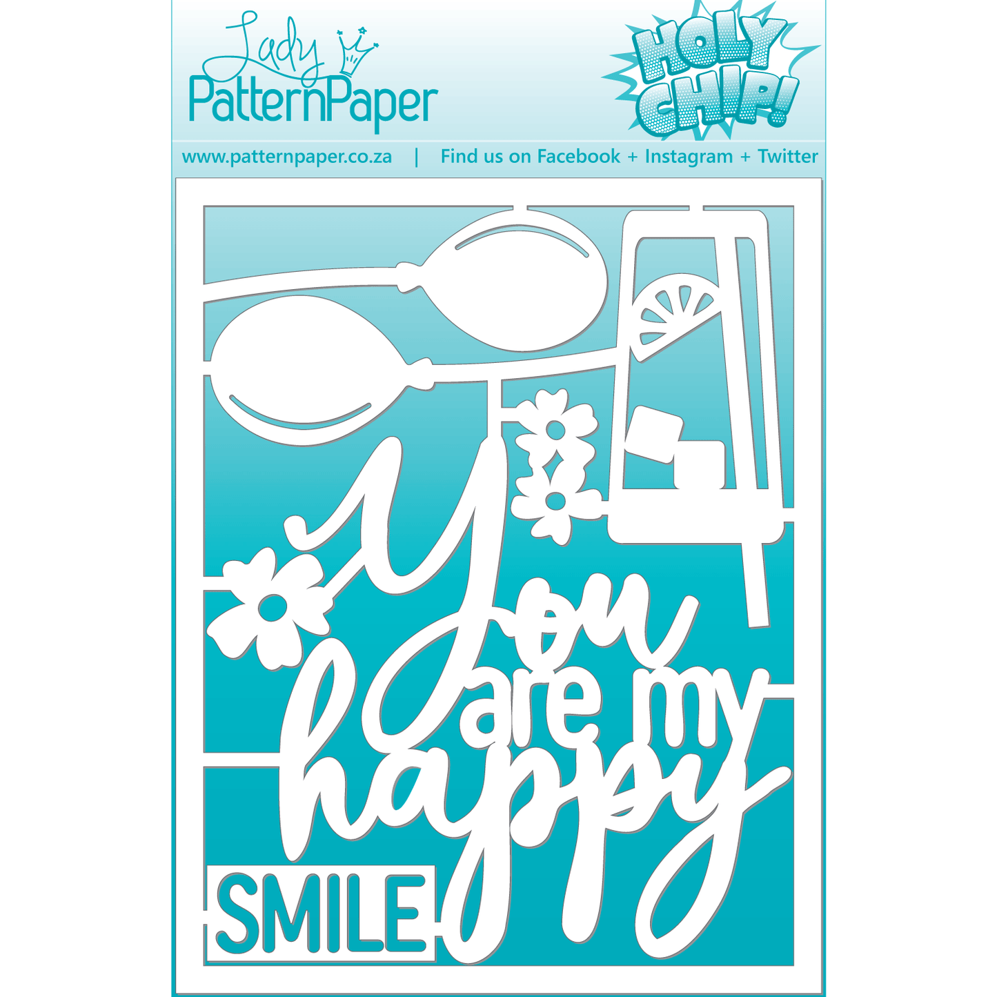 Lady Pattern Paper - Sweet Summer - Chipboard Title