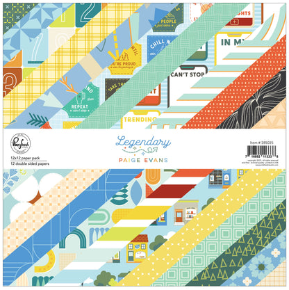 Legendary: 12x12 Paper Pack Paige Evans Pinkfresh Studios